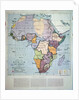 Map of Africa showing Treaty Boundaries, 1891 by English School