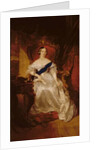 Portrait of Queen Victoria by School English