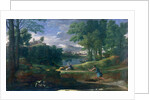 Landscape with a Man killed by a Snake, c.1648 by Nicolas Poussin