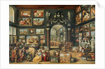 The Studio of Apelles by Willem van II Haecht