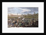 Battle of Leipzig, 19th October 1813 by Johann Lorenz Rugendas