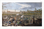 Battle of Leipzig, 19th October 1813 by Johann Lorenz Rugendas