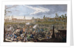 Battle of Leipzig, 19th October 1813 by Johann Lorenz Rugendas
