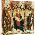 The Virgin and Child Enthroned, c.1475 by Michael Pacher