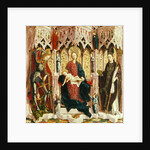 The Virgin and Child Enthroned, c.1475 by Michael Pacher