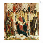 The Virgin and Child Enthroned, c.1475 by Michael Pacher