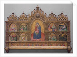 The Virgin and Child with Legendary Scenes by Italian School