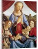 The Virgin and Child with Two Angels, c.1470's by Andrea del Verrocchio