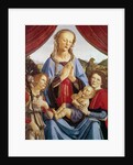 The Virgin and Child with Two Angels, c.1470's by Andrea del Verrocchio
