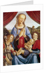 The Virgin and Child with Two Angels, c.1470's by Andrea del Verrocchio