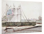 View of the Balloon in Newington Causeway, May 1785 by School English