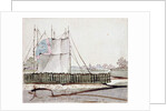 View of the Balloon in Newington Causeway, May 1785 by School English