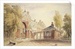 Cumberland Gate, Hyde Park, 1820 by English School