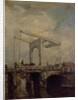 A Drawbridge in a Dutch Town, 1875 by Jacob Henricus or Hendricus Maris