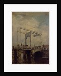 A Drawbridge in a Dutch Town, 1875 by Jacob Henricus or Hendricus Maris