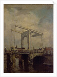 A Drawbridge in a Dutch Town, 1875 by Jacob Henricus or Hendricus Maris