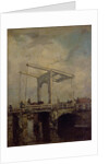A Drawbridge in a Dutch Town, 1875 by Jacob Henricus or Hendricus Maris