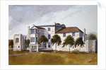 View of Sir Noel de Caron's House, 1809 by School English