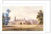 The South-West view of Kensington Palace, 1826 by John Buckler