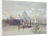 St. Pauls from the River, 1863 by David Roberts