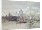St. Pauls from the River, 1863 by David Roberts