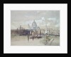 St. Pauls from the River, 1863 by David Roberts