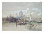 St. Pauls from the River, 1863 by David Roberts