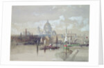 St. Pauls from the River, 1863 by David Roberts