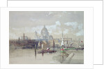 St. Pauls from the River, 1863 by David Roberts