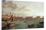 View of Old London Bridge by School English