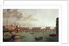 View of Old London Bridge by School English
