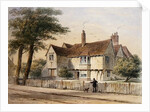 The Rectorial House, Newington Butts, 1852 by Thomas Hosmer Shepherd
