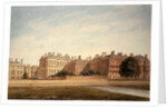 The Treasury and houses in Downing Street from St. James's Park by John Buckler