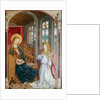 The Annunciation by Master of Liesborn