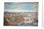 A View of the Taking of Quebec, September 13th 1759 by English School