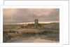 Kirkstall Abbey, Yorkshire - Evening by Thomas Girtin