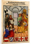 Frederick IV, Duke of Austria, declaring his fealty to the Emperor at the Council of Constance by Ulrich von Richental