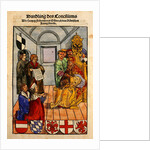 Frederick IV, Duke of Austria, declaring his fealty to the Emperor at the Council of Constance by Ulrich von Richental