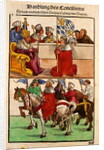 The Duke of Bayern receives his Feudal rights from the Emperor at the Council of Constance by Ulrich von Richental