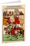 The Duke of Bayern receives his Feudal rights from the Emperor at the Council of Constance by Ulrich von Richental