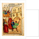 The Florentine delegates celebrate the feast of St. John, their patron saint, at the Council of Constance by Ulrich von Richental