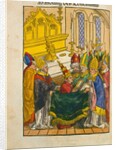 Martin V is installed as Pope at the Council of Constance by Ulrich von Richental