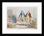Le Deficit, 1788 by Isaac Cruikshank