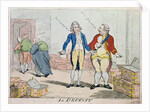 Le Deficit, 1788 by Isaac Cruikshank