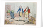 Le Deficit, 1788 by Isaac Cruikshank