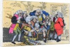 Caricature of Georgian Surgeons at work, 1793 by Thomas Rowlandson