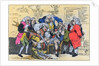 Caricature of Georgian Surgeons at work, 1793 by Thomas Rowlandson