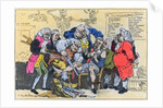 Caricature of Georgian Surgeons at work, 1793 by Thomas Rowlandson
