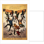 State of the Nation, 10th June 1829 by English School