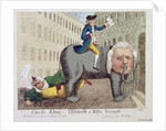 Carlo Khan Detron'd or Billy's Triumph, London, 24th March, 1784 by James Sayers